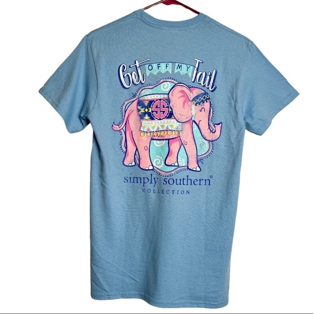 NWT Simply Southern T-shirt Blue Size Small